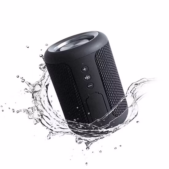 Accessoires d'origine Conception de musique karaoké Haut-parleur lumineux coloré Woofer de 8 pouces avec tweeter à corne Haut-parleur portable Bluetooth avec microphone sans fil