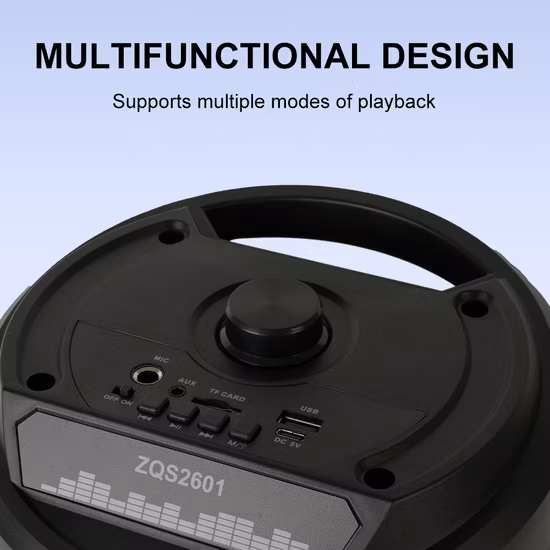 4 pouces Classique Ventes Chaudes Coloré Woofer Lumière Bluetooth Partie Karaoké Haut-Parleur Portable Haut-Parleur OEM Haut-Parleur Sound Box Haut-Parleur