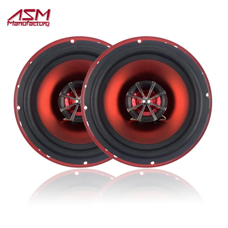 Prix ​​d'usine OEM 4 pouces 5,25 pouces 6,5 pouces 6 * 9 pouces haut-parleur coaxial / 6,5 pouces 120 W 2 voies puissant coaxial galvanoplastie cône en plastique haut-parleur haut-parleur de voiture audio